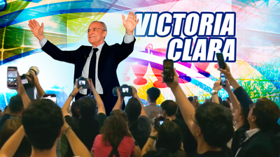Euforia y humildad en la celebración de Florentino Pérez