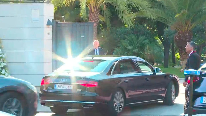 Llegada de Sánchez al encuentro con el Papa / REDACCION
