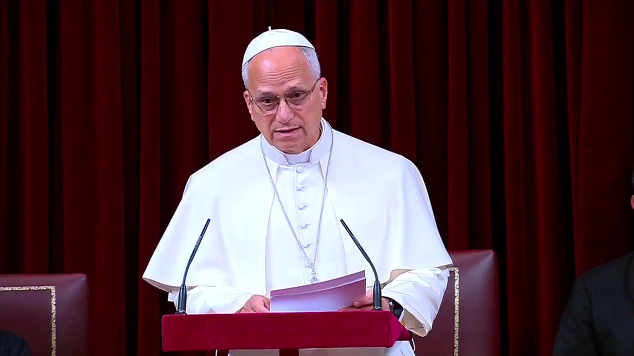 El papa León XIV habla en el Congreso