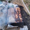 Continúa la extinción del incendio declarado en una explotación ganadera de Griñón