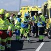 Cinco heridos, uno grave, tras un choque de cuatro vehículos en la M-50 en Paracuellos