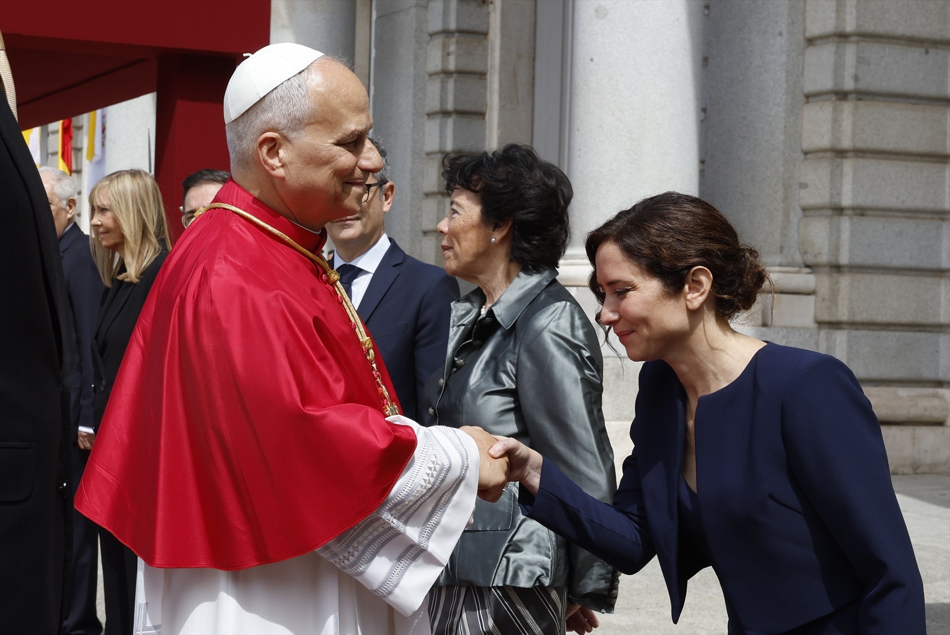 Ayuso celebra la imagen de España como país "alegre y generoso" con la  visita del Papa