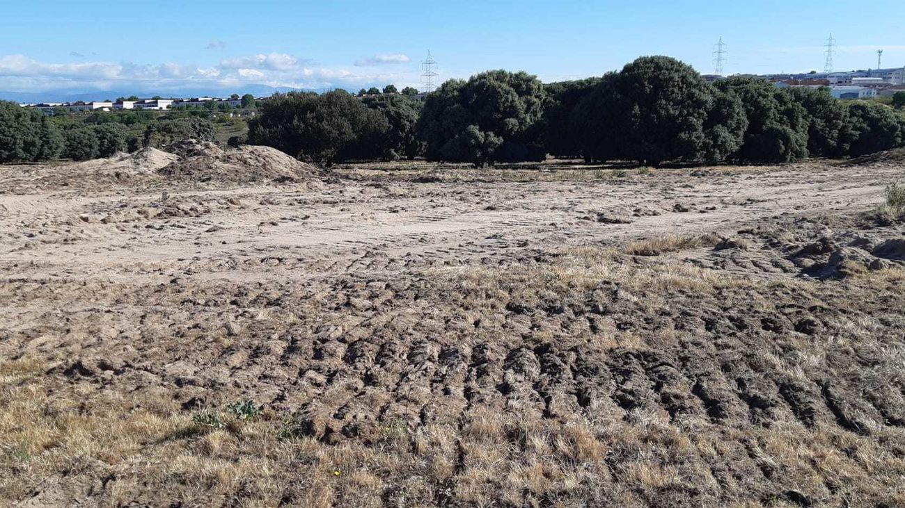 Terrenos de Alcorcón afectados por el movimiento de tierras