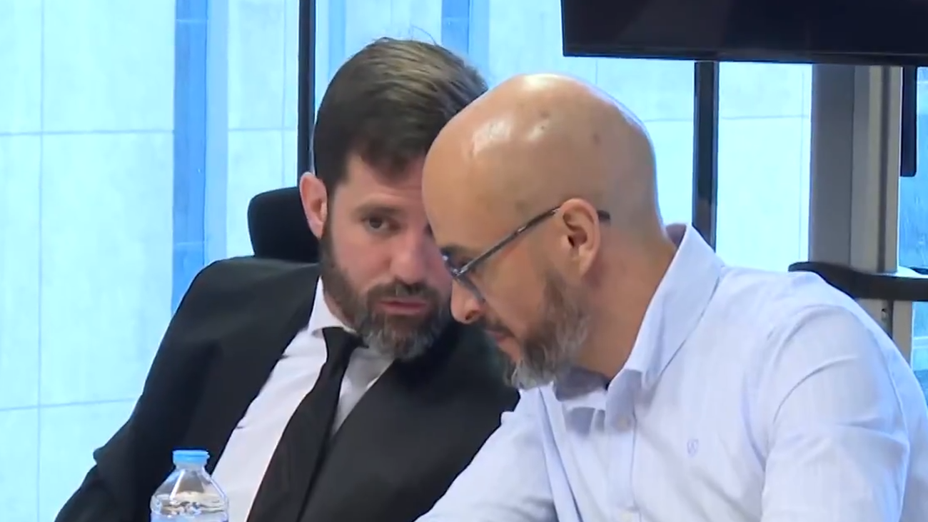 El acusado junto a su abogado en una de las sesiones del juicio en la Audiencia Provincial de Madrid