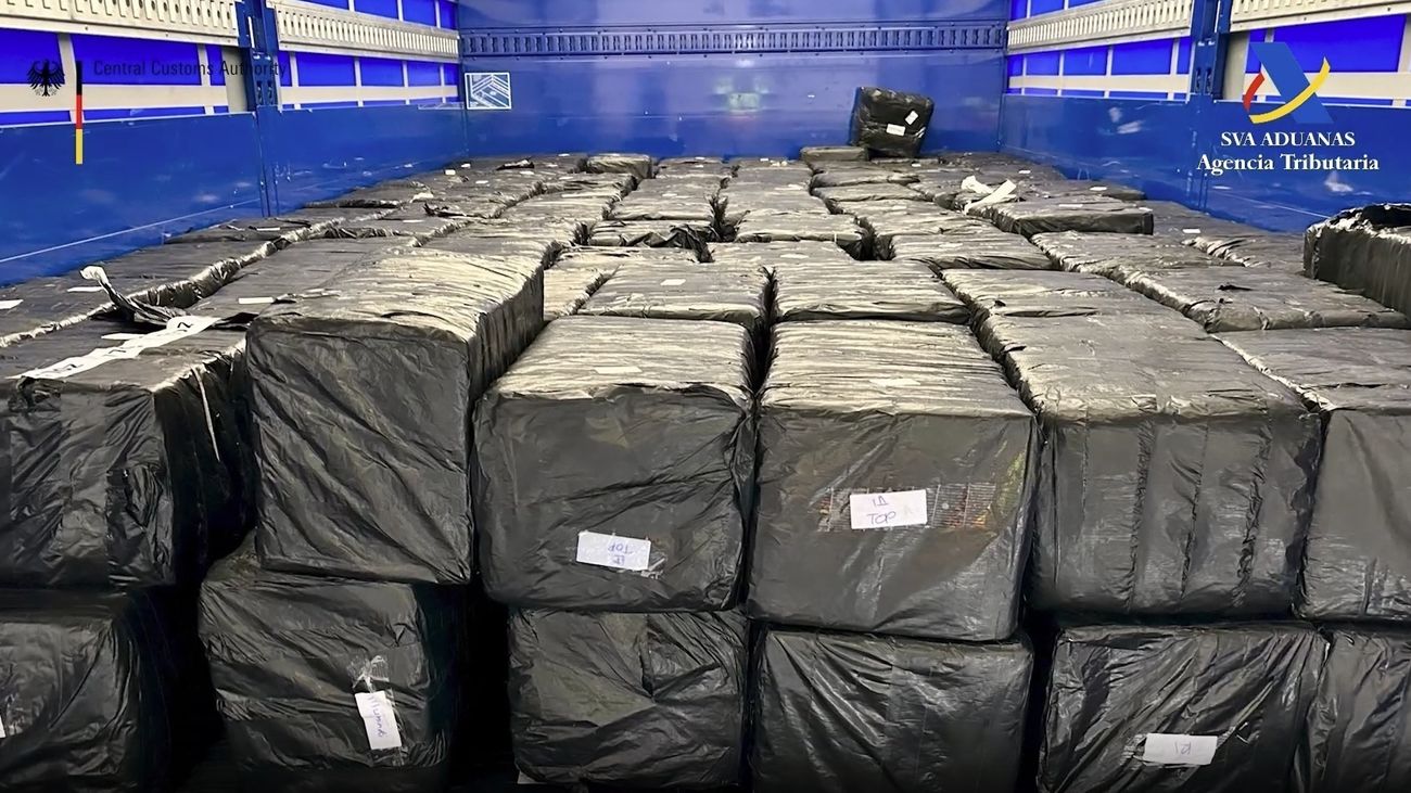 Cargamento de cocaína intervenido