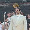 León XIV saludó a Bad Bunny y a su familia en el Bernabéu