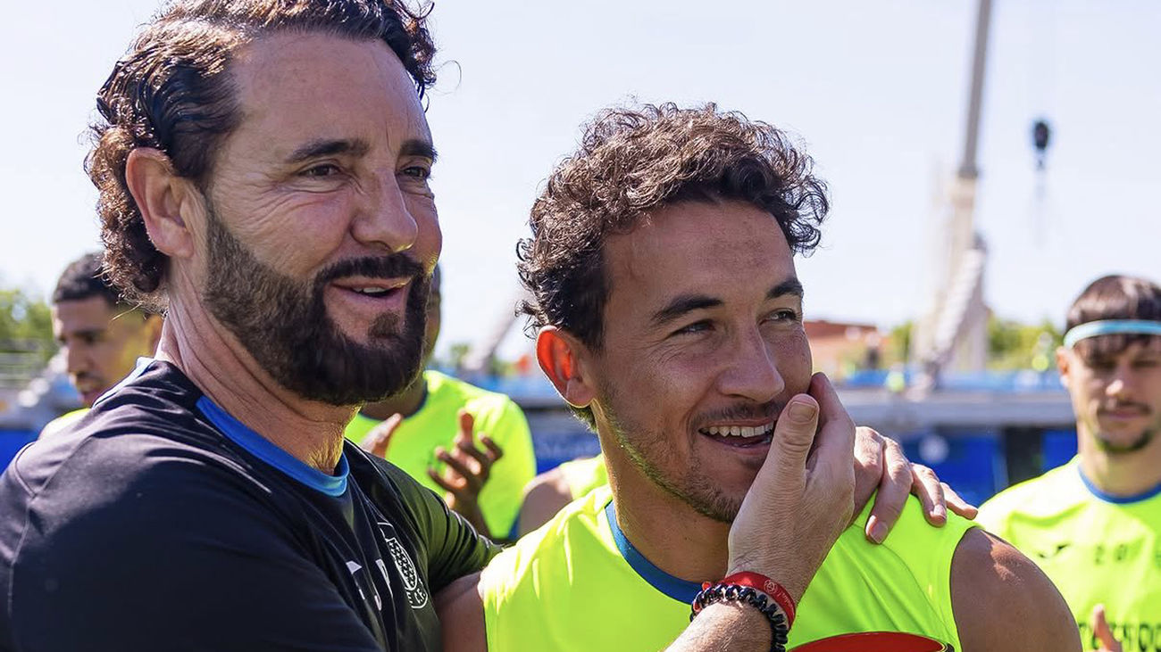 Bordalás y Luis Milla