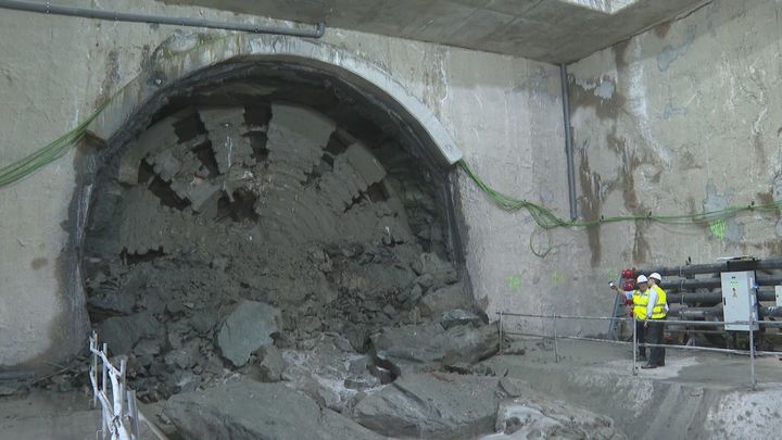 La tuneladora Mayrit llega a la futura estación de Madrid Río