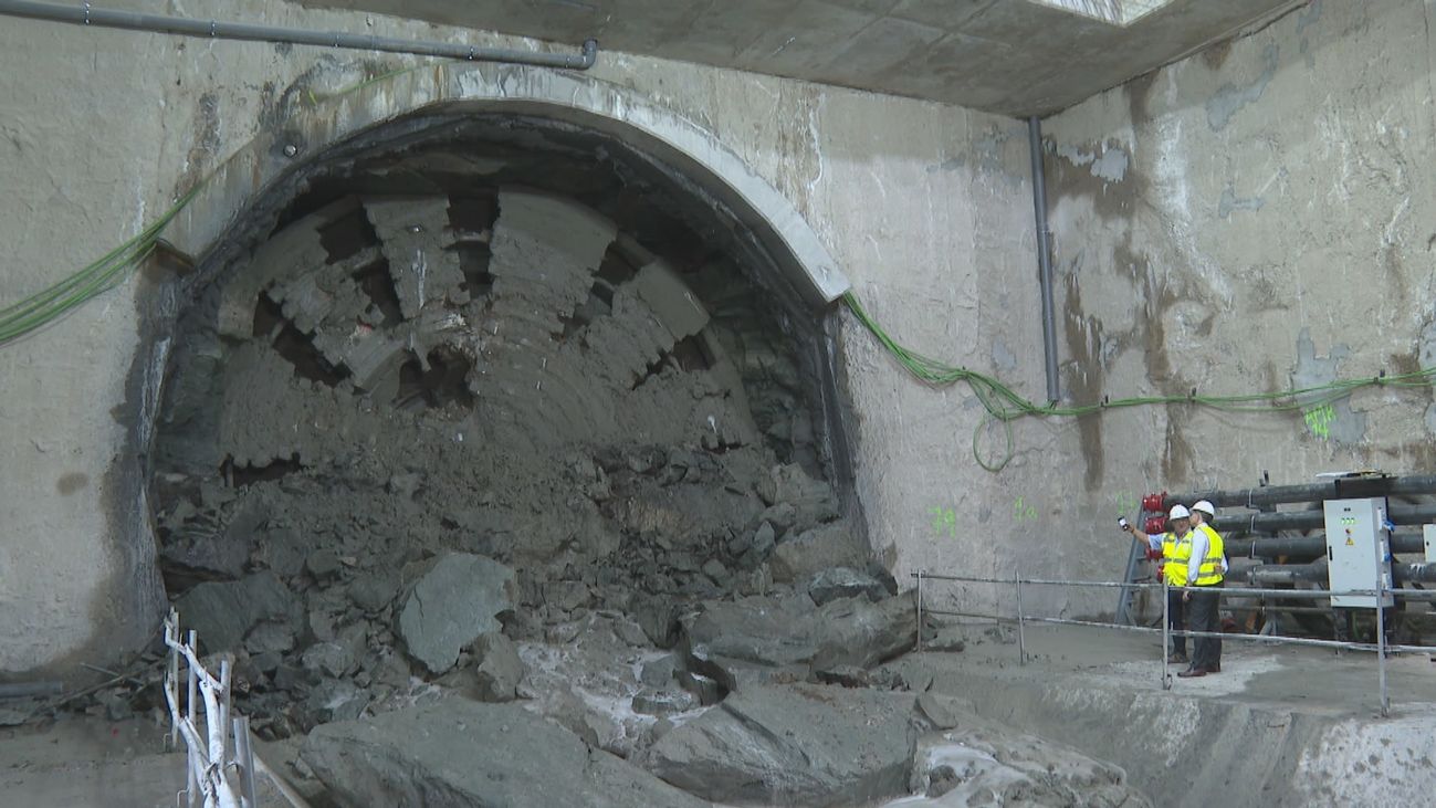La tuneladora Mayrit llega a la futura estación de Madrid Río