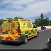 Grave accidente de un motorista en la A-2, en Torrejón de Ardoz