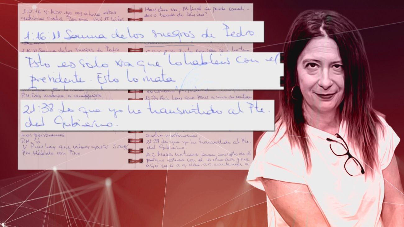Las nuevas referencias a Sánchez en las agendas de Leire Díez
