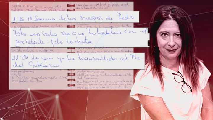Las nuevas referencias a Sánchez en las agendas de Leire Díez