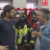 "Ayudar a los demás me recarga las pilas", Iñaki el bombero que emocionó  a todo el Movistar Arena durante la visita del Papa