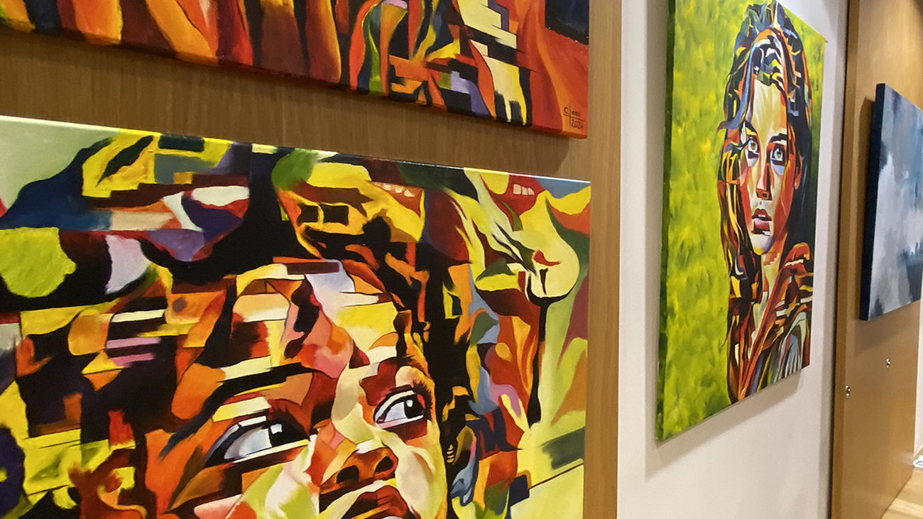 Algunas de las obras de la exposición