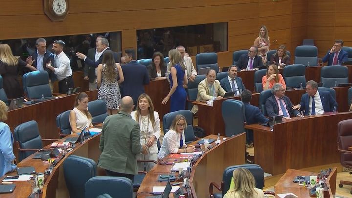 Tensión en la Asamblea: Expulsan al diputado Fernández Lara (PSOE) que se encara con Enrique Serrano (PP)