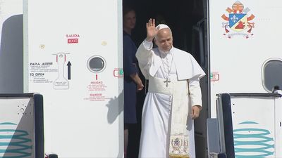 El papa León XIV llega a Canarias para asistir al acto en Arguineguín, uno de los encuentros con mayor carga simbólica
