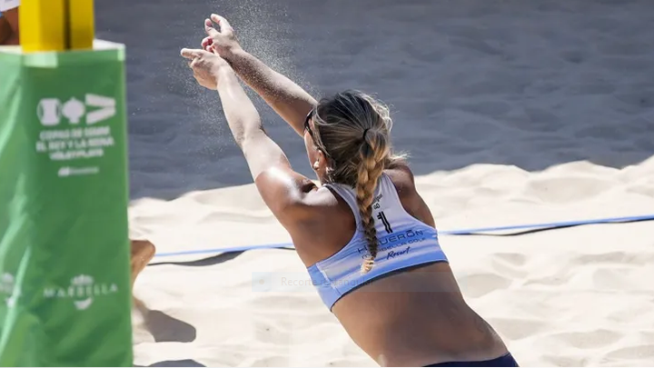 Marta Carro revalida el título de la Copa de la Reina de vóley playa