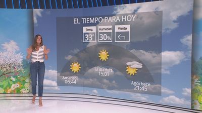 Viernes con temperaturas máximas que llegarán en Madrid a los 35 grados
