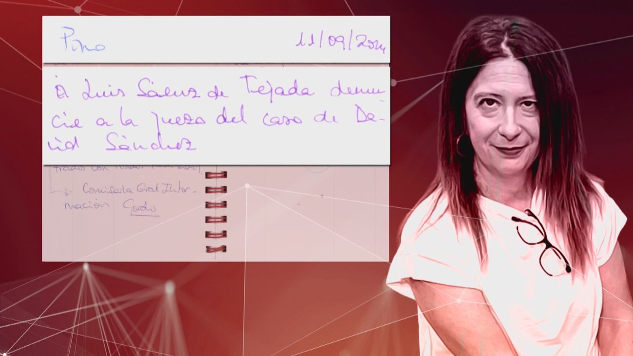 Leire Díez diseño una estrategia para intentar parar el caso de David Sánchez