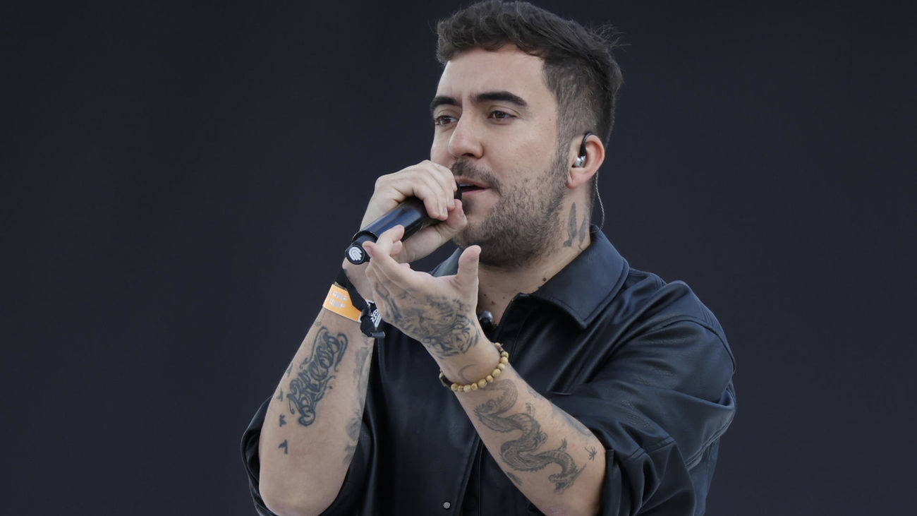 El cantante Beret