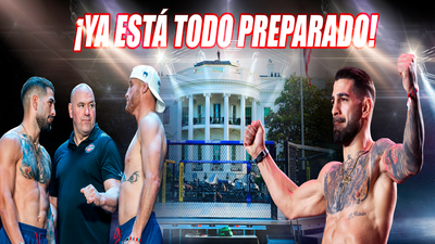 Todo listo para el Topuria-Gaethje en la Casa Blanca