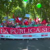 Profesores y familias recorren Madrid ante la "insostenible" situación de la educación pública