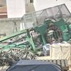 Cae una grúa de construcción sobre el edificio que se estaba levantando en Tetuán