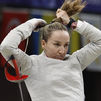 La madrileña Lucía Martín-Portugués, histórica campeona de Europa de sable