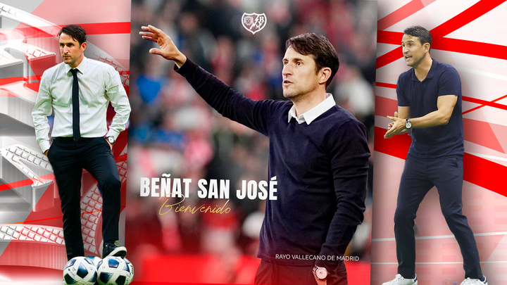 Beñat San José, nuevo entrenador del Rayo Vallecano