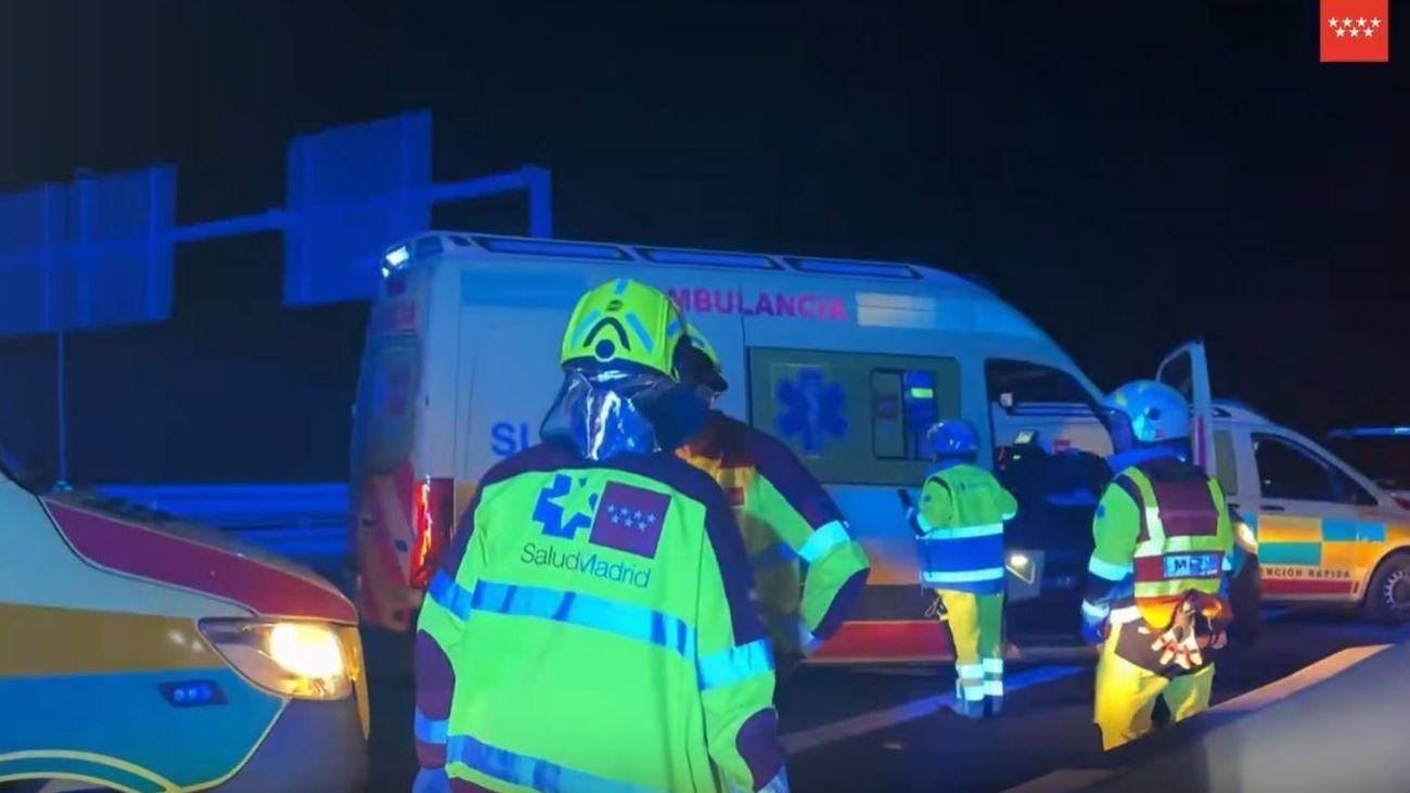 Accidente en la M-407