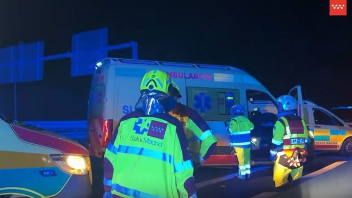 Accidente en la M-407