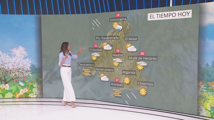 Las temperaturas máximas vuelven a acercase a los 37º grados este jueves en Madrid