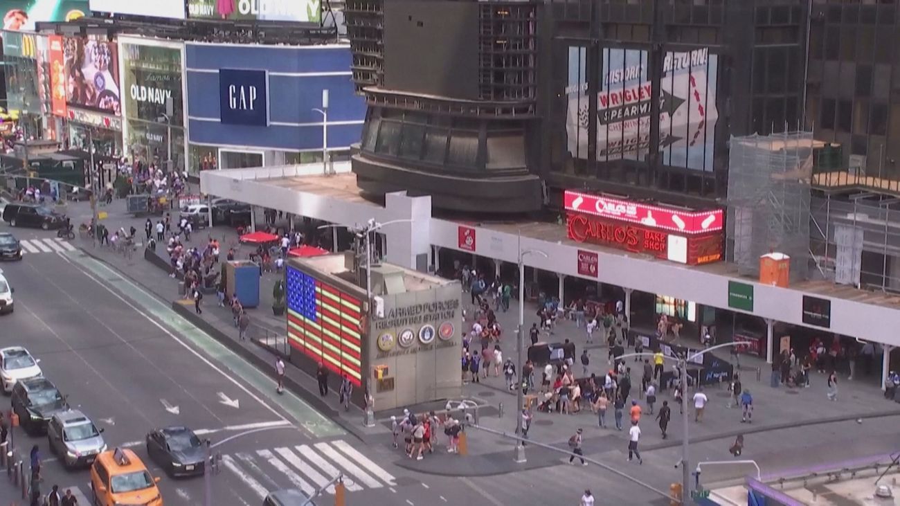 Detenido un menor tras un tiroteo sin heridos en Times Square