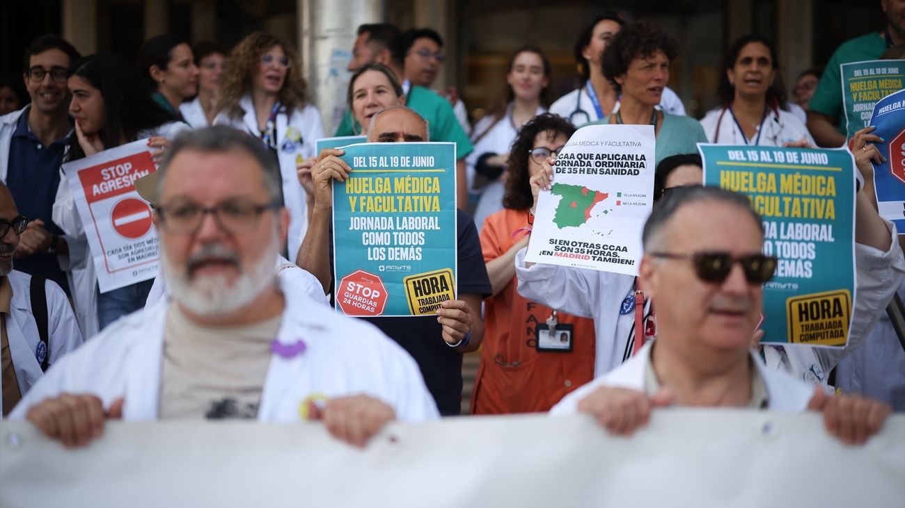 Finaliza la nueva ronda de huelgas médicas en Madrid con el conflicto enquistado