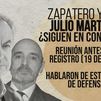 Zapatero y Julio Martínez se reunieron en Madrid días antes del registro en su despacho de Ferraz