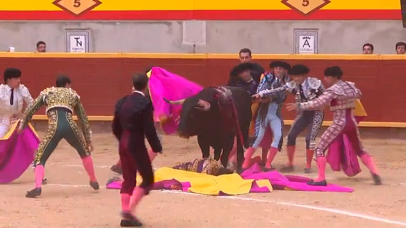 Tomás Angulo herido con dos cornadas