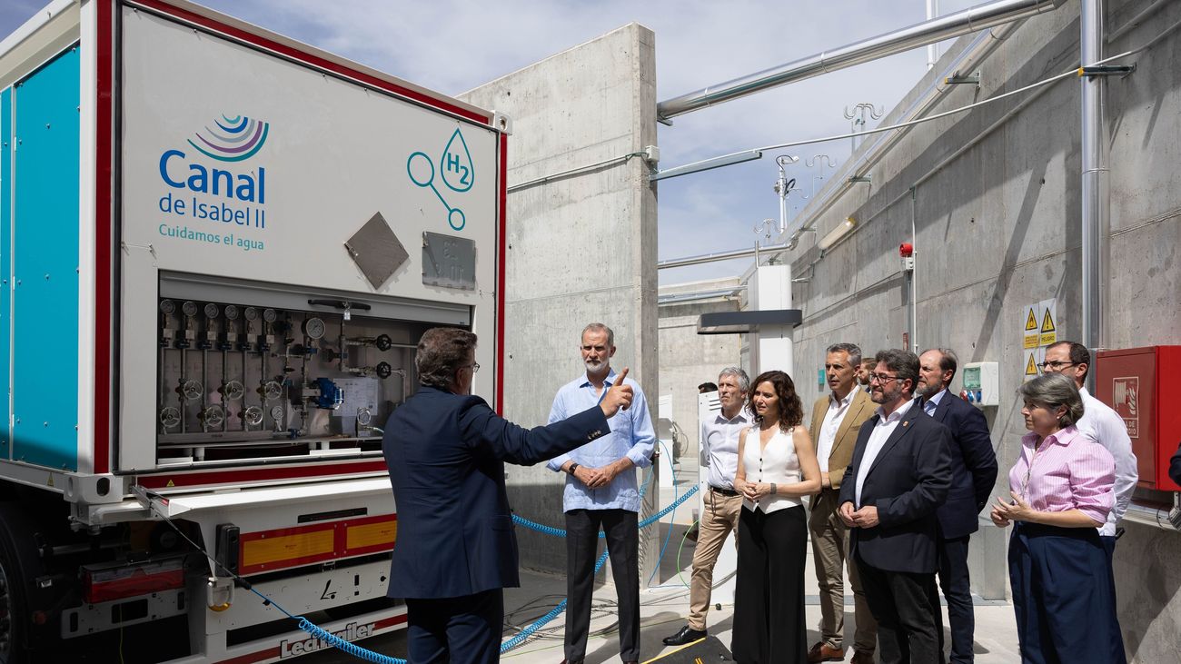 Felipe VI y Ayuso inauguran el Centro de Innovación de Agua del Canal