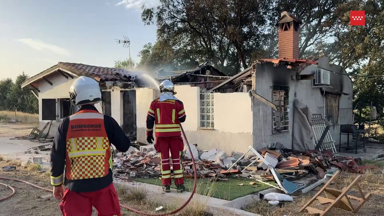 incendio chalet Navalcarnero