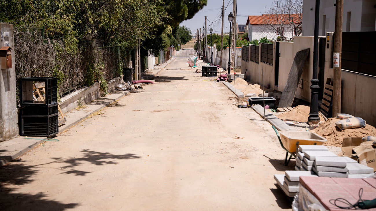 Obras de mejora en el viario de Cubas de la Sagra