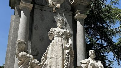 Detenido el presunto autor de las pintadas y destrozos en el monumento a 'La Chata' en Madrid