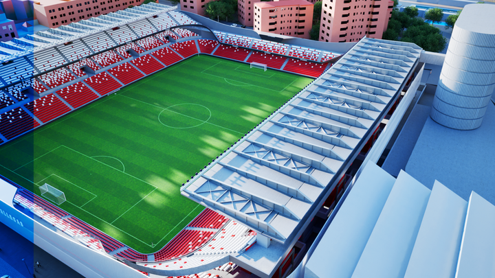 Madrid plantea la reforma del estadio de Vallecas: más aforo, nueva grada y edificio anexo