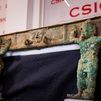 Hallado un carro de bronce en el yacimiento tartésico de Casas del Turuñuelo