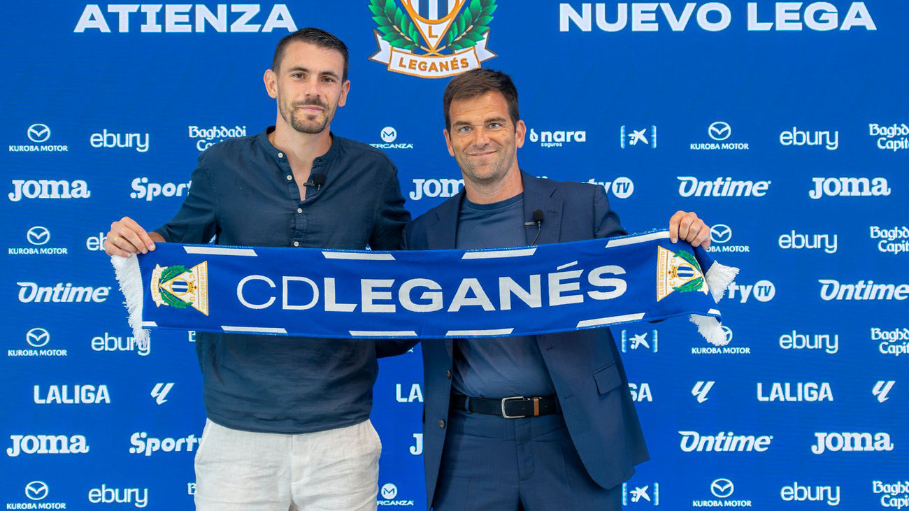 Atienza: "Siento que el Leganés es el club adecuado para seguir creciendo"
