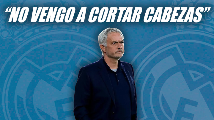 Mourinho: "No vengo al Real Madrid a cortar cabezas"