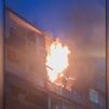 Herida grave una mujer por inhalación de humo en el incendio de una vivienda en la calle Sánchez Preciado