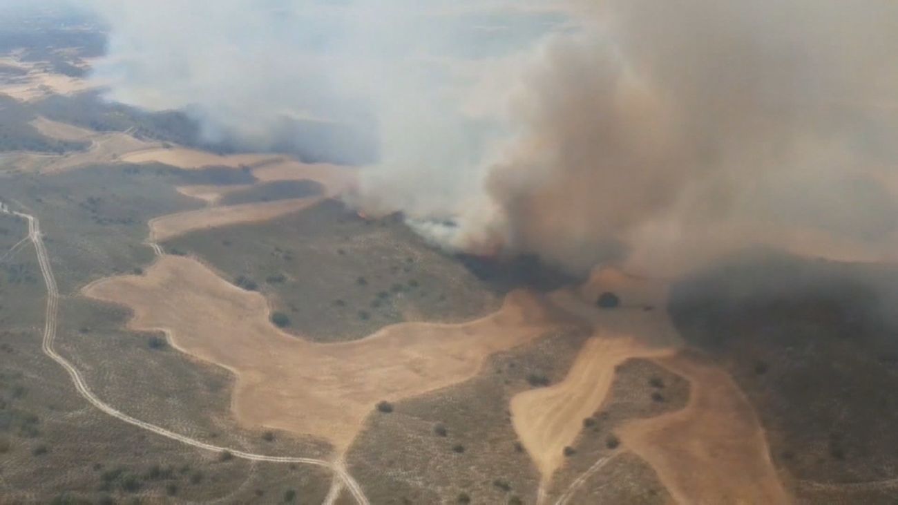El incendio forestal en Tamarite (Huesca) alcanza las 1.000 hectáreas, con 3 pueblos desalojados
