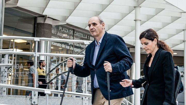 El empresario Juan Carlos Barrabés Cónsul a su salida de los Juzgados de Plaza de Castilla