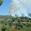 Un detenido por el incendio que ha obligado a confinar Tiana (Barcelona) y sus alrededores