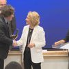 Milei recibe en Madrid la medalla de honor de la Universidad San Pablo CEU