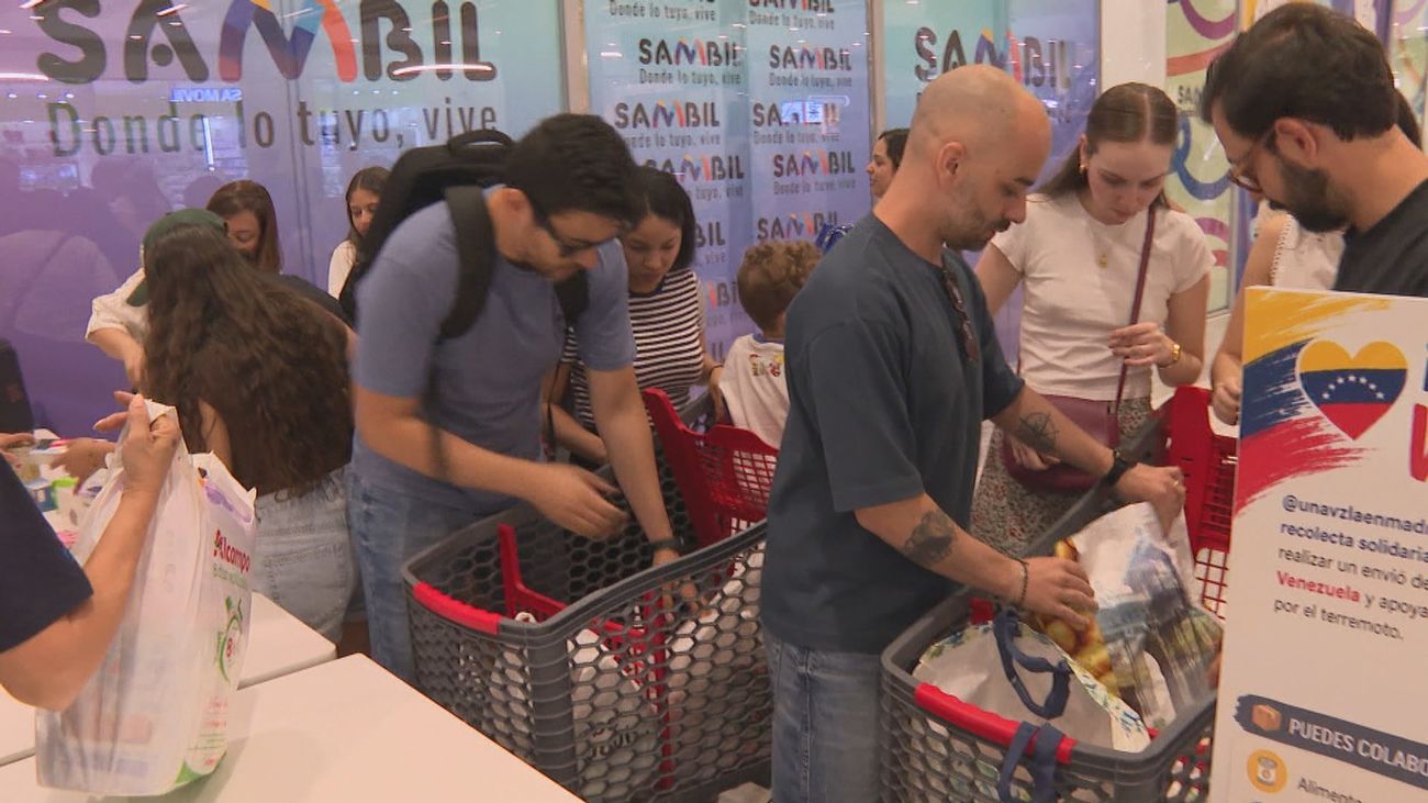 Madrid habilita puntos de recogida para enviar material humanitario a Venezuela